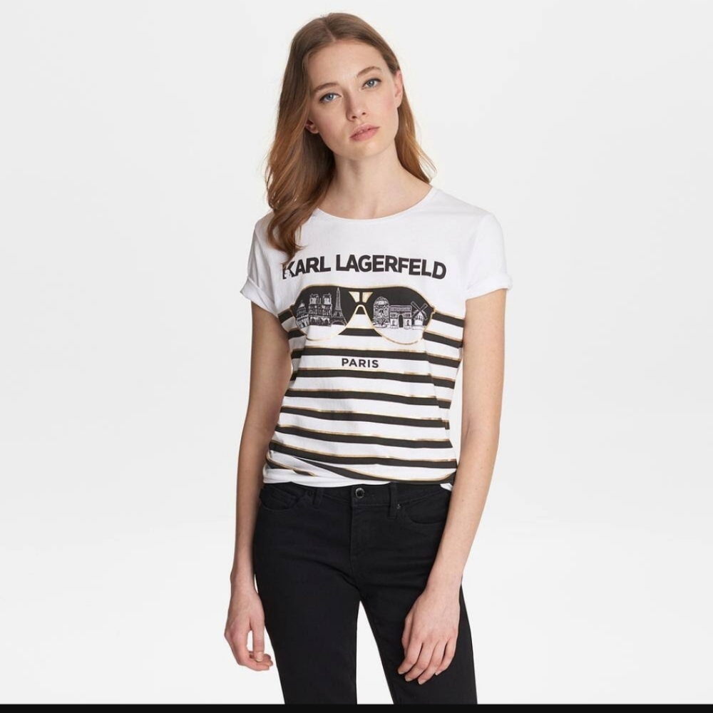 Karl lagerfeld tshirt size xs